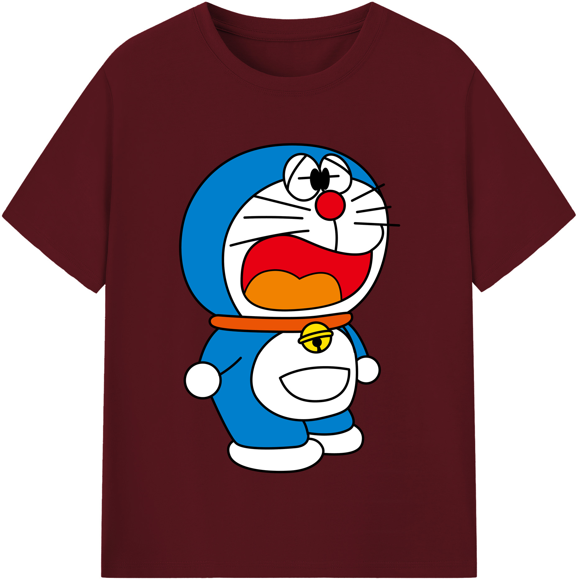 （画像用） ドラえもん Doraemon 綿100％半袖Tシャツ（フロントプリント）